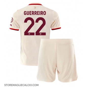 Bayern Munich Raphael Guerreiro #22 Maglia Gara Terza Repliche 2024-25 Bambino Maniche Corte